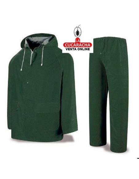 MMARCA-IMPERMEABLE TALLA L CHAQUETA-PANTALON PVC-NYLON