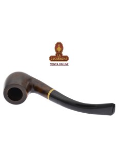 Pipa española ENA-Bruken PEQUEÑA BENT BILLIARD LISA 407-9MM
