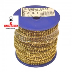 CADENA BOLAS 3'2 (ROLLO 50 MTS.)