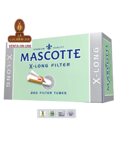 Tubos Vacios MASCOTTE X-Long Filter Calidad Premium Filtro XL Extra Largo  para Rellenar Tabaco Cigarrillos