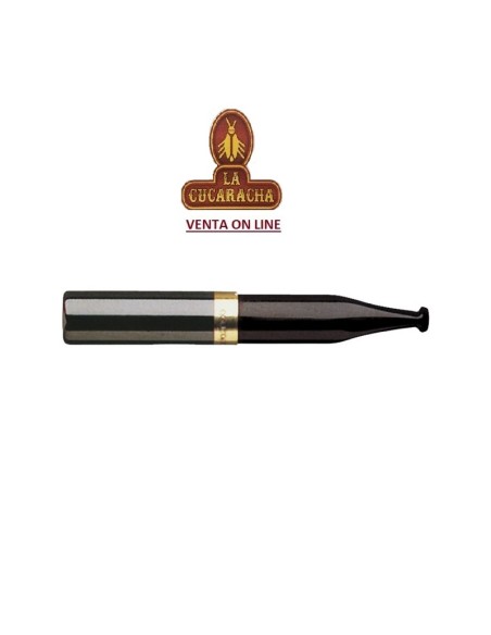 denicotea-Boquilla cigarrillo CORTA NEGRA.
