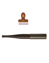 denicotea-Boquilla cigarrillo LARGA NEGRA GUILLOCHE GRABADA.