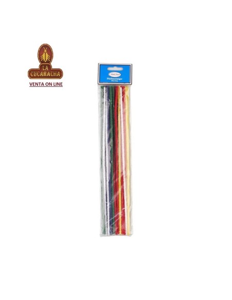 jean claude-Bolsa 25 ESCOBILLAS LARGAS-Churchwarden-30CM 7x0,5x30.
