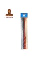 jean claude-Bolsa 25 ESCOBILLAS LARGAS-Churchwarden-30CM 7x0,5x30.