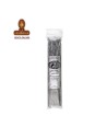 jean claude-BOLSA 50 ESCOBILLAS LARGAS-Churchwarden-ABRASIVAS 30CM.