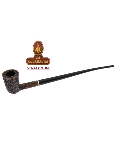 Pipa española Bruken CHURCHWARDEN BENT BILLIARD RUSTICA 417.