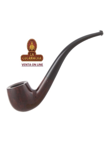 Pipa española ENA-Bruken MINI CHURCHWARDEN 2001 BENT BILLIARD LISA 422-SIN FILTRO.