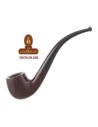 Pipa española ENA-Bruken MINI CHURCHWARDEN 2001 BENT BILLIARD LISA 422-SIN FILTRO.