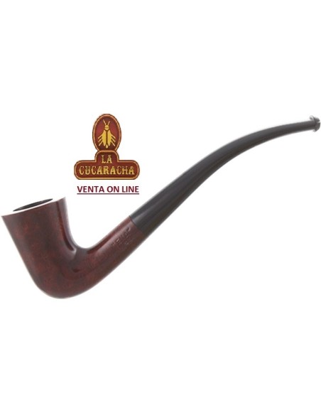 Pipa española ENA-Bruken MINI CHURCHWARDEN 2001 BENT DUBLIN LISA 416-SIN FILTRO.