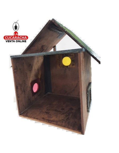 Pesebre Belen Nacimiento Artesanal madera 20x28x35cm.