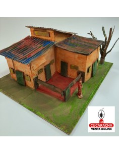 Casa posada triple-Pesebre Belen Nacimiento Artesanal.