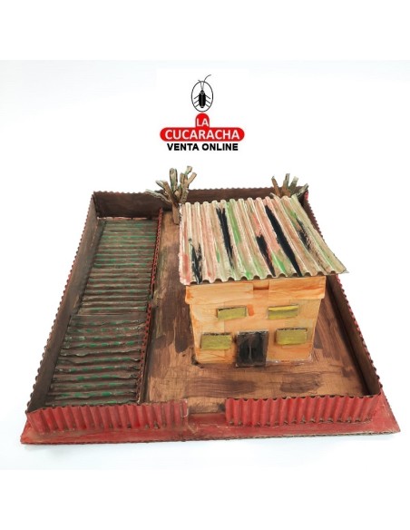 Casa con huerto-Pesebre Belen Nacimiento Artesanal.