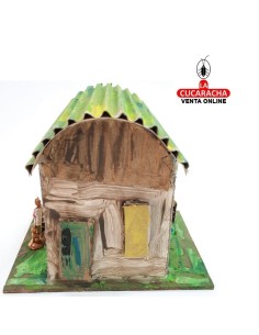 Casa almacen pastor y perro-Pesebre Belen Nacimiento Artesanal.