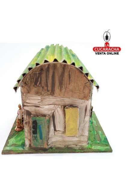 Casa almacen pastor y perro-Pesebre Belen Nacimiento Artesanal.