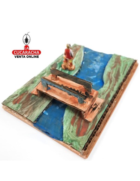 Pesebre Belen Nacimiento Artesanal completo piezas 3.5cm.