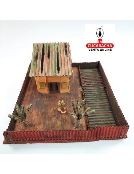 Pesebre Belen Nacimiento Artesanal completo piezas 3.5cm.