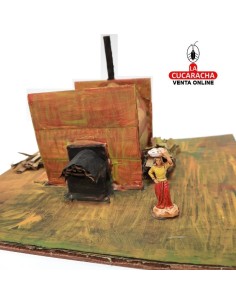 Horno-Pesebre Belen Nacimiento Artesanal.