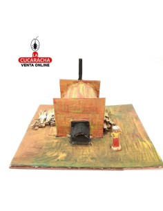 Horno-Pesebre Belen Nacimiento Artesanal.