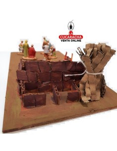 Adoracion de los pastores-Pesebre Belen Nacimiento Artesanal.