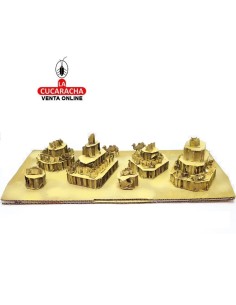 Camellos en dunas-Pesebre Belen Nacimiento Artesanal.