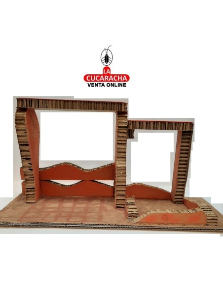 Pesebre Belen Nacimiento Artesanal carton ondas.