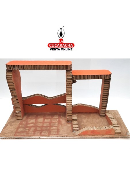 Pesebre Belen Nacimiento Artesanal carton ondas.