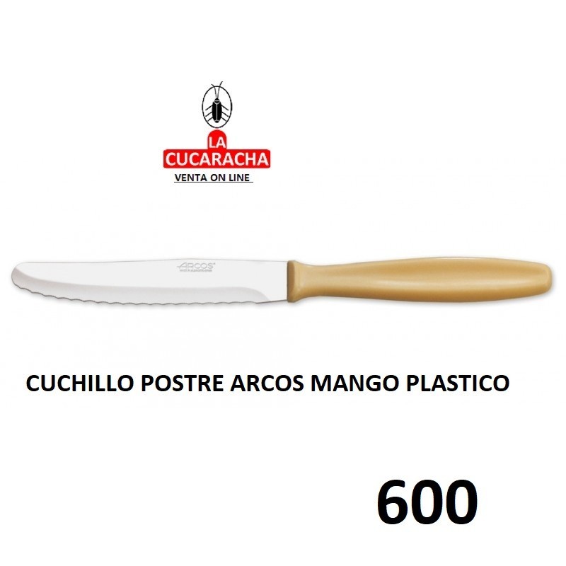 CUCHILLO POSTRE ARCOS MANGO PLASTICO