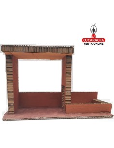 Pesebre Belen Nacimiento Artesanal 14cm. carton recto.