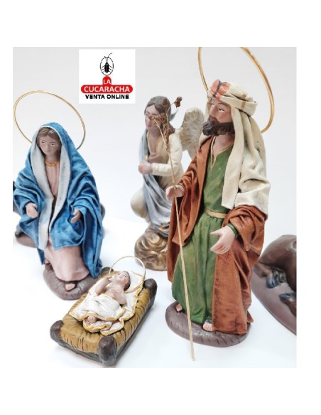 Pesebre Belen Nacimiento Artesanal 14cm. carton recto.