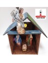 Pesebre Belen madera Nacimiento Artesanal 14cm.