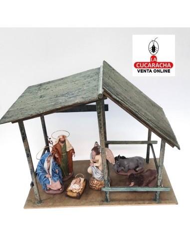 Pesebre Belen madera Nacimiento...