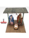 Pesebre Belen madera Nacimiento Artesanal 14cm.