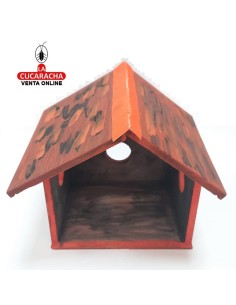 Pesebre Belen Nacimiento Artesanal madera 21x21x18cm. 3 ventanas.