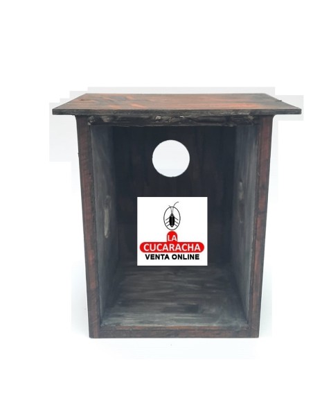 Pesebre Belen Nacimiento Artesanal madera 19x17x13cm. 3 ventanas.