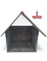 Pesebre Belen Nacimiento Artesanal madera 22x23x13cm.