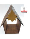 Pesebre Belen Nacimiento Artesanal 14cm. madera 2 ventanas.
