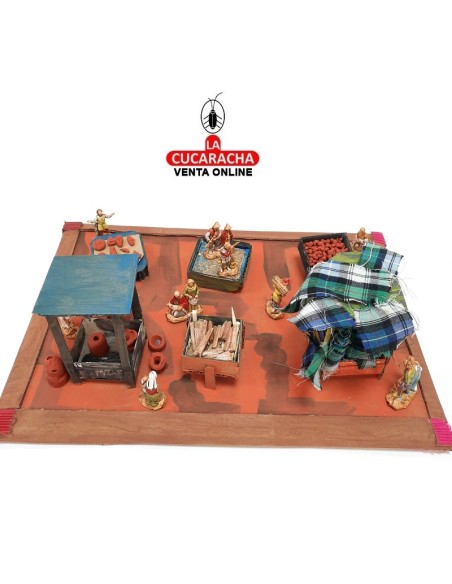 Mercado-Pesebre Belen Nacimiento Artesanal.
