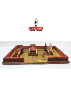 Tres carretas-Pesebre Belen Nacimiento Artesanal.