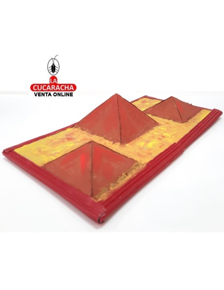 Tres piramidas-Pesebre Belen Nacimiento Artesanal.