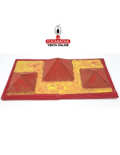 Tres piramidas-Pesebre Belen Nacimiento Artesanal.