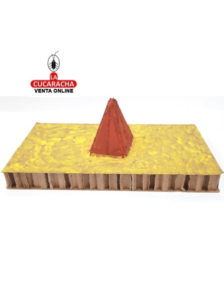 Piramide madera-Pesebre Belen Nacimiento Artesanal.