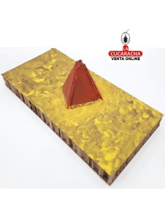 Piramide madera-Pesebre Belen Nacimiento Artesanal.