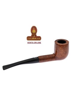 FALCON-Pipa Serie COOLWAY CHURCHWARDEN BENT BILLIARD 82-6MM DOBLE PISADIENTES.