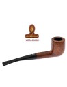 FALCON-Pipa Serie COOLWAY CHURCHWARDEN BENT BILLIARD 82-6MM DOBLE PISADIENTES.