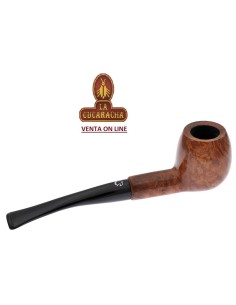 FALCON-Pipa Serie COOLWAY CHURCHWARDEN BENT BILLIARD 84-6MM DOBLE PISADIENTES.