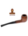 FALCON-Pipa Serie COOLWAY CHURCHWARDEN BENT BILLIARD 84-6MM DOBLE PISADIENTES.