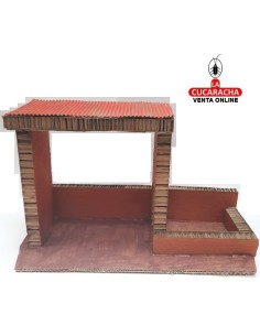 Pesebre Belen Nacimiento Artesanal 12cm. carton recto.