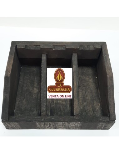 PIPERO-REPOSAPIPAS 3 MADERA NEGRO.