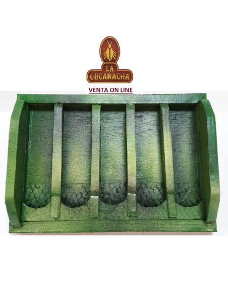 PIPERO-REPOSAPIPAS 5 MADERA VERDE.