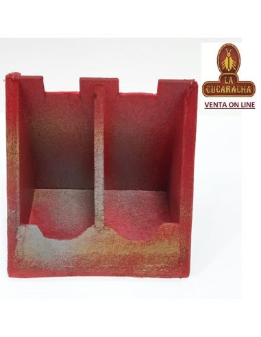 PIPERO-REPOSAPIPAS 2 MADERA ROJO.